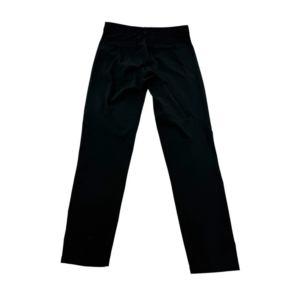 Lululemon Black Commission Ventlight Mesh Stretch Quick-Dry Pants Men's 31x32 - Picture 2 of 6